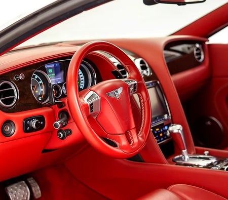 White Bentley Continental GT Speed 2013