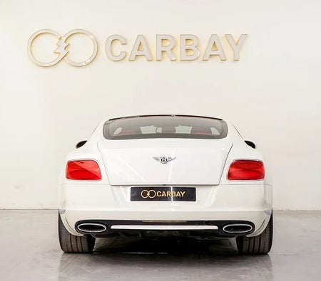 White Bentley Continental GT Speed 2013