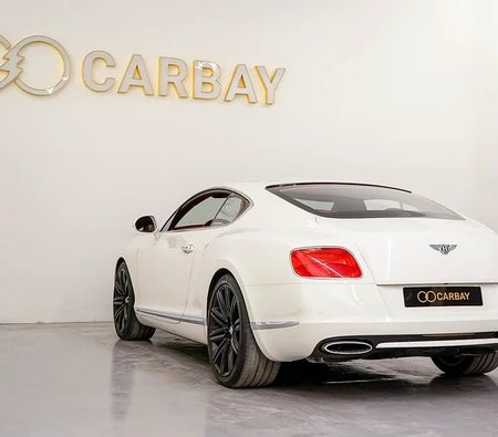 White Bentley Continental GT Speed 2013