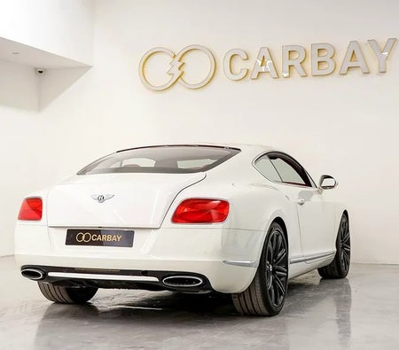 White Bentley Continental GT Speed 2013