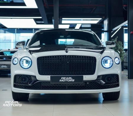 White Bentley Flying Spur A Hybrid 2023