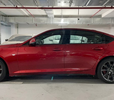 أحمر كاديلاك CT5 Sport 2025 أحمر كاديلاك CT5 Sport 2025
