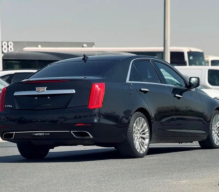 Black Cadillac CTS Catera 2015