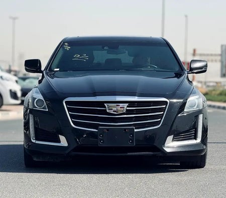 Black Cadillac CTS Catera 2015