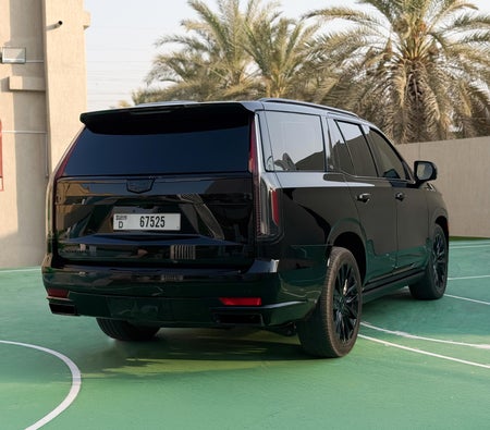 Черный Cadillac Escalade 2024 год