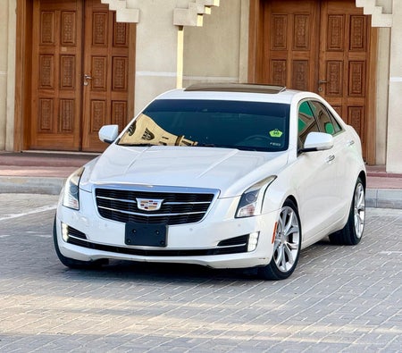 Белый Cadillac ATS Premium Performance 2018 год