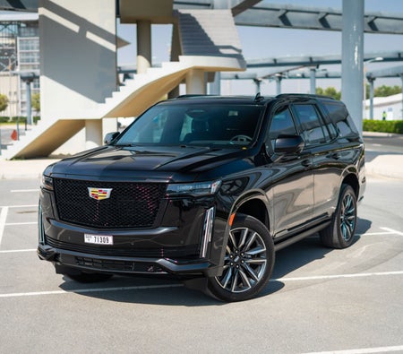 Черный Cadillac Escalade Platinum Sport 2023 год Черный Cadillac Escalade Platinum Sport 2023 год