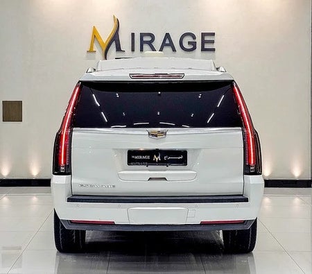 White Cadillac Escalade Platinum 2016