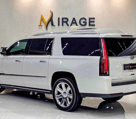 White Cadillac Escalade Platinum 2016