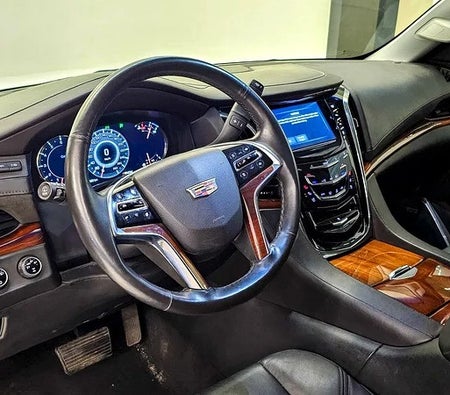 White Cadillac Escalade Platinum 2016