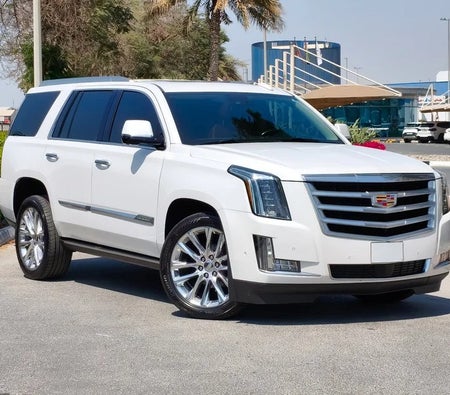 White Cadillac Escalade Luxury 2020