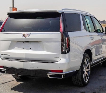 White Cadillac Escalade Platinum 2021