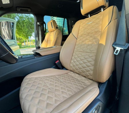 White Cadillac Escalade 2022