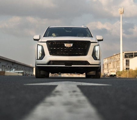 White Cadillac Escalade 2025