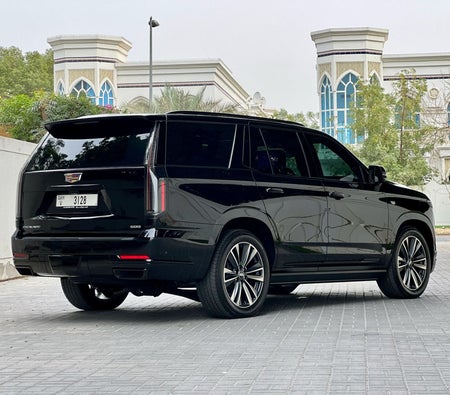 Черный Cadillac Escalade 2025 год