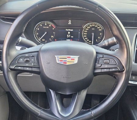 Orange Cadillac XT4 Luxury 2019