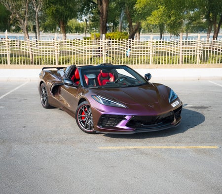 Rent Chevrolet Corvette C8 Stingray Convertible 2023 in Dubai