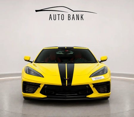 Gelb Chevrolet Corvette Stingray 3LT 2022