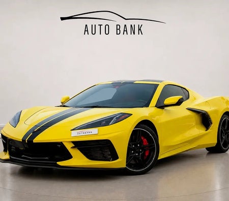 Gelb Chevrolet Corvette Stingray 3LT 2022