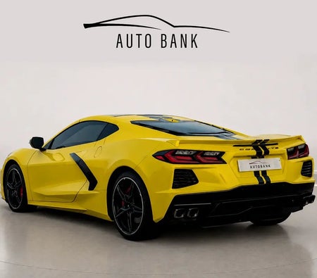 Gelb Chevrolet Corvette Stingray 3LT 2022
