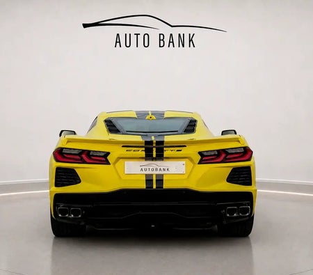 Gelb Chevrolet Corvette Stingray 3LT 2022 Gelb Chevrolet Corvette Stingray 3LT 2022