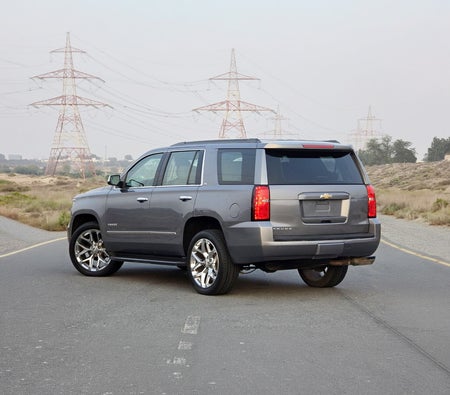 Silver Chevrolet Tahoe 2018