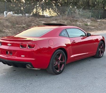 Red Chevrolet Camaro SS 2013