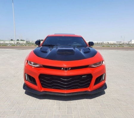 Red Chevrolet Camaro 2017