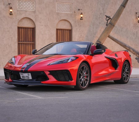 Rouge Chevrolet Corvette C8 Grand Sport Convertible 2023
