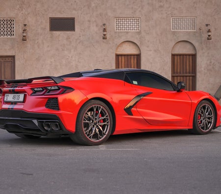 Rouge Chevrolet Corvette C8 Grand Sport Convertible 2023