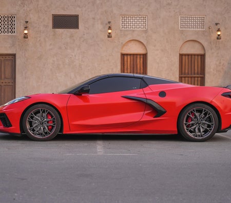 Rouge Chevrolet Corvette C8 Grand Sport Convertible 2023
