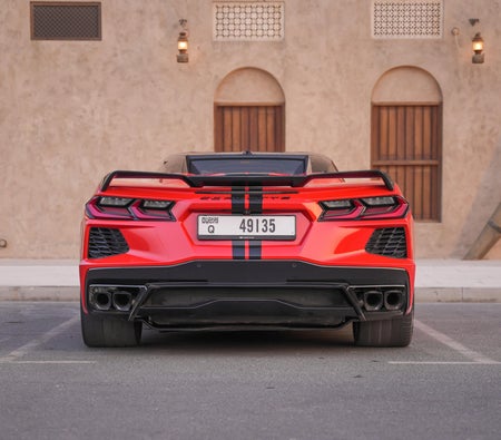 Rouge Chevrolet Corvette C8 Grand Sport Convertible 2023