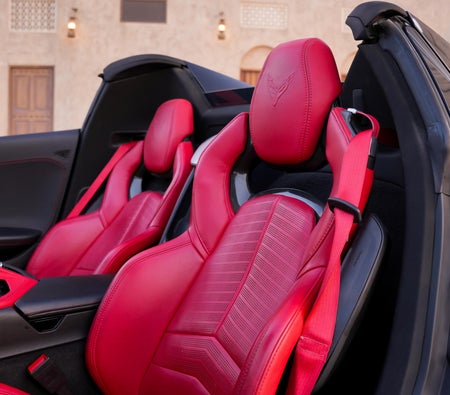 Rouge Chevrolet Corvette C8 Grand Sport Convertible 2023