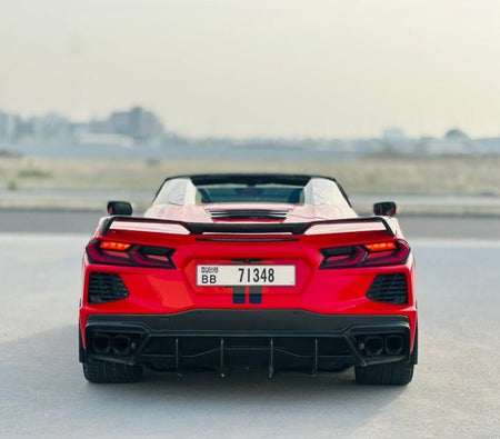 rojo Chevrolet Corvette C8 Stingray Convertible 2023 rojo Chevrolet Corvette C8 Stingray Convertible 2023