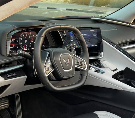 Red Chevrolet Corvette C8 Stingray Convertible 2023