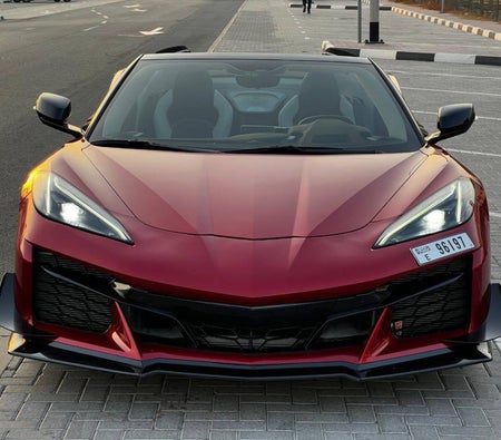 Red Chevrolet Corvette C8 Stingray Convertible 2023
