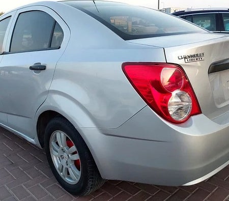 Silver Chevrolet Sonic LT 2014