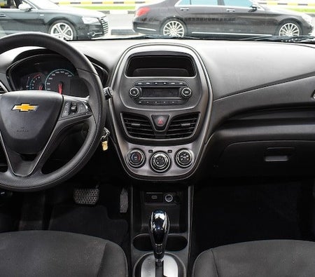 White Chevrolet Spark LS 2019