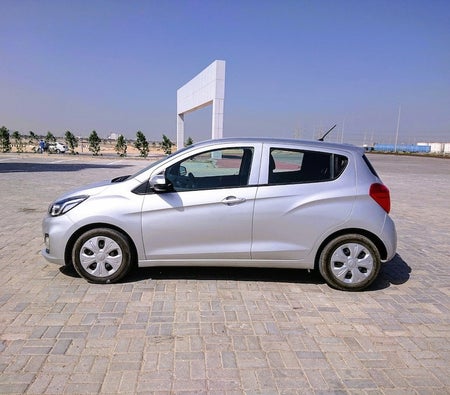 Silver Chevrolet Spark LS 2020