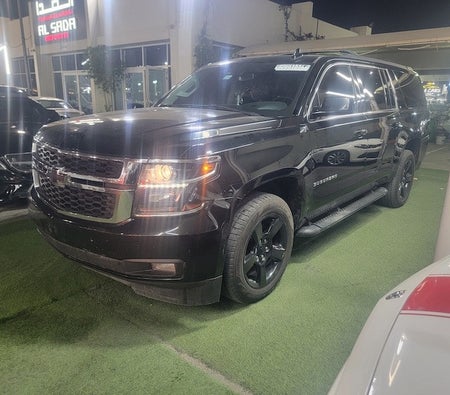 Black Chevrolet Suburban LT 2017