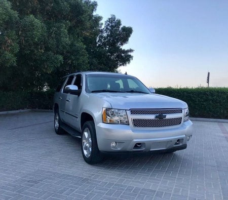 Silver Chevrolet Tahoe 2011