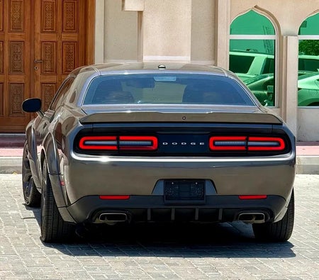 Gray Dodge Challenger SXT 2018