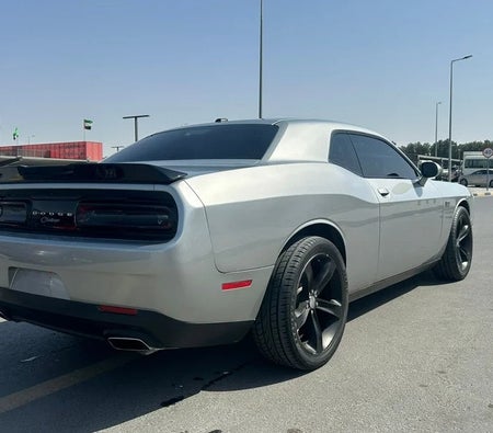 Silver Dodge Challenger SXT 2015