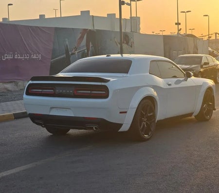 White Dodge Challenger SXT 2019