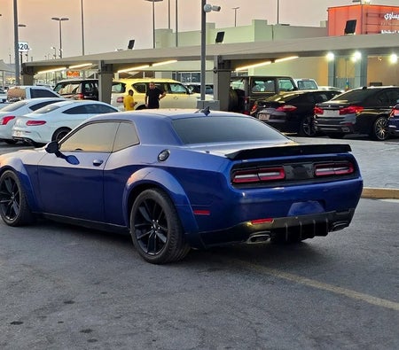 Blue Dodge Challenger SRT 2019