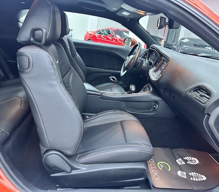 Orange Dodge Challenger SXT 2021