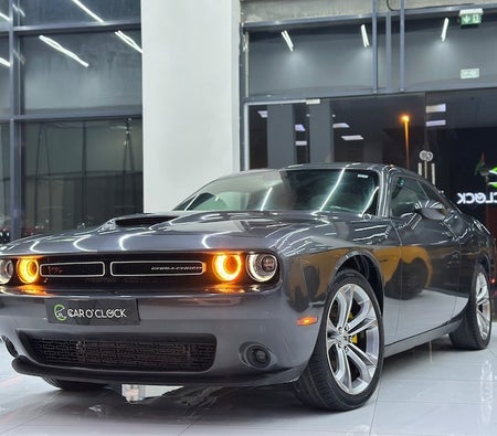 Серый Dodge Challenger R/T 2022 год