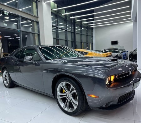 Серый Dodge Challenger R/T 2022 год