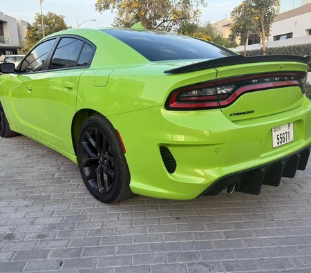 Green Dodge Charger V6 2023