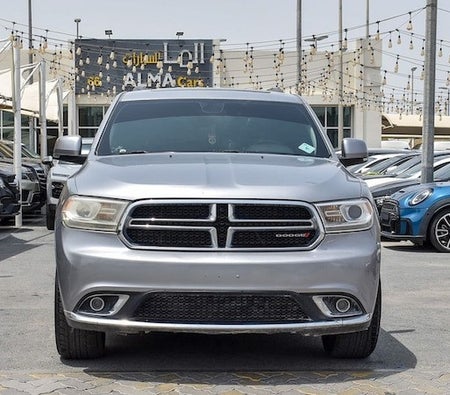 Silver Dodge Durango Limited 2014